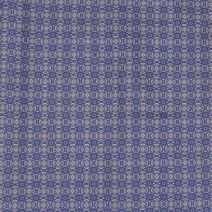VISCONTI BLACK Dress Shirt Men's 2XLT Button Up Blue Beige Geometric Long Sleeve